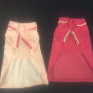 Blueberry pink dog polo shirts size S